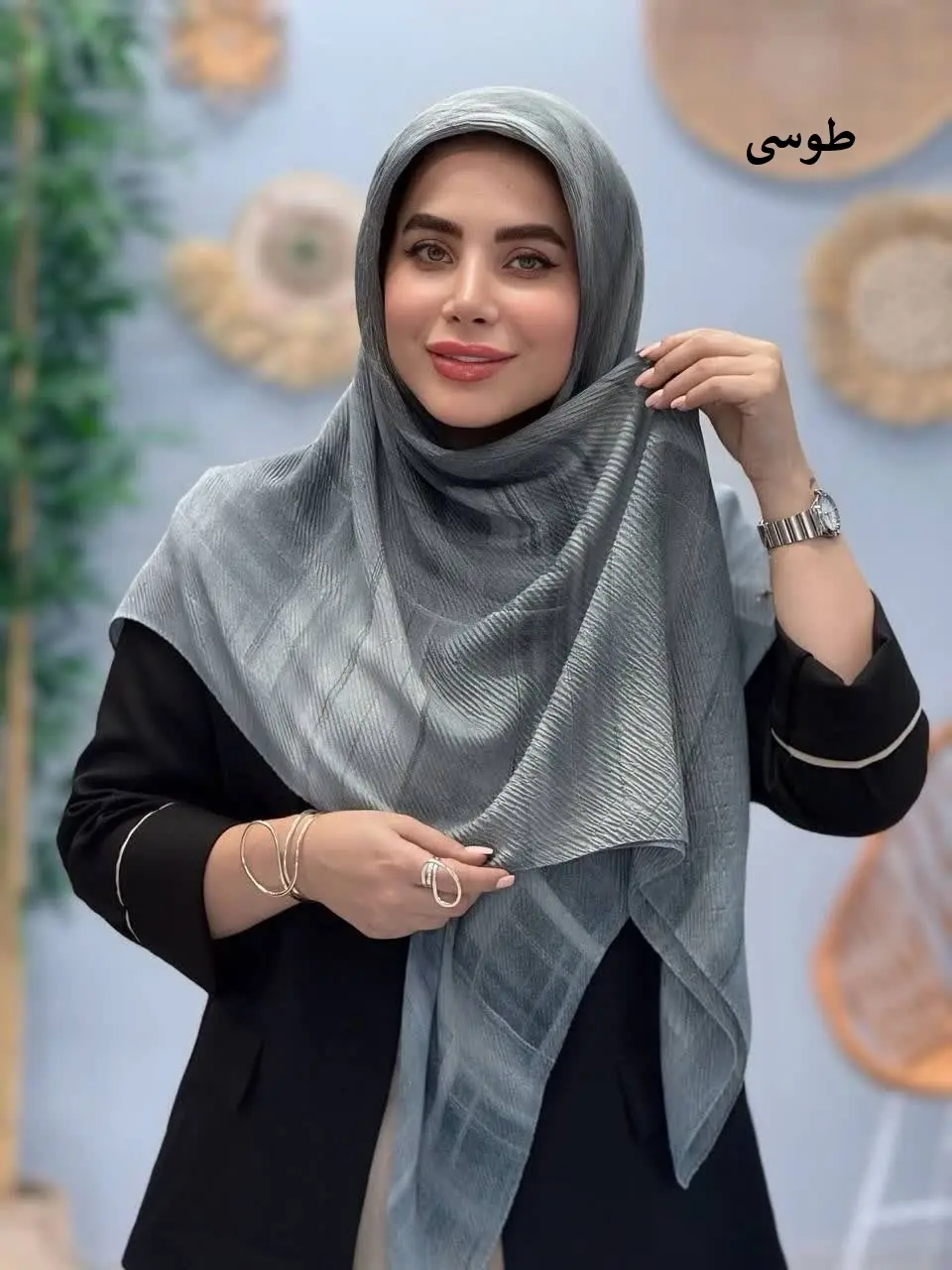 3456-روسری پلیسه الهام